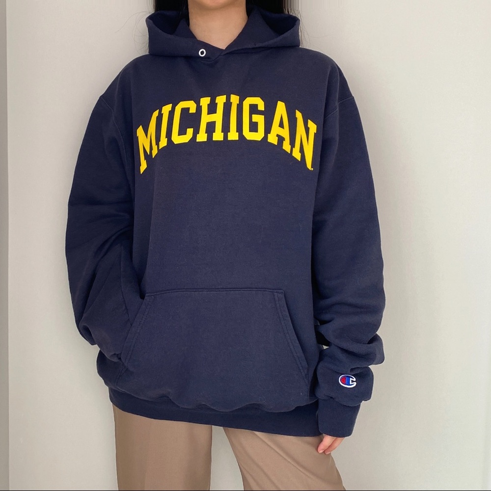 Vintage Champion Michigan university hoodie